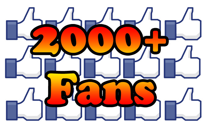 add 2000+ Facebook FANS Likes to Your Fan Page in 24 hours