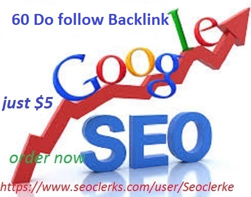 I wil crate  60 Dofollow backlinks PR5+