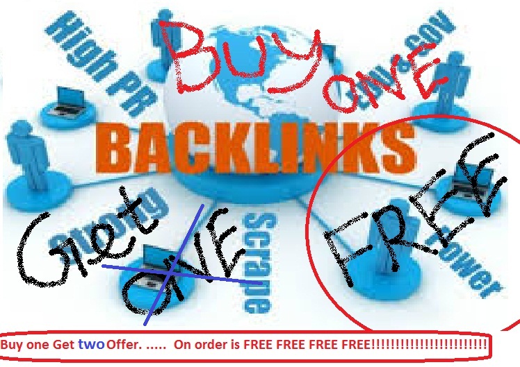 Buy one get two free... PR9  Super Best Backlink provide manually with in 24 hours