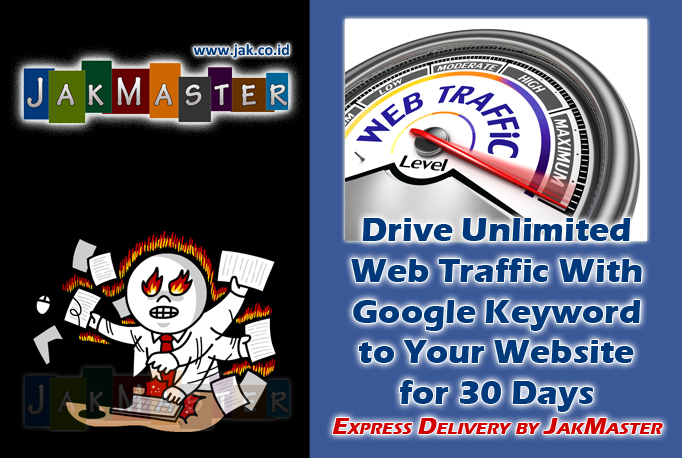 I will drive unlimited web traffic with Google Keyword for 30 days