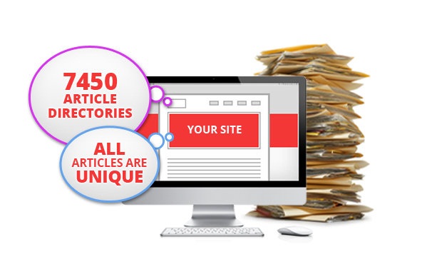 spin and submit your article to 7450 Directories, Get 500+ Google Backlinks + Ping for