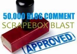 blast 50000 blog comments to increase your position in Google search