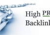 submit your site to 3000 High PR backlink sites get your site indexed
