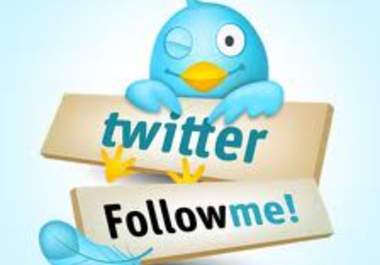 a Real twitter followers that is around 2000++ and will give in less than 48 hours