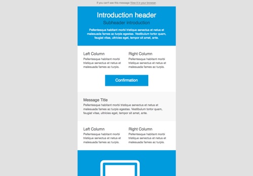 create Modern and Professional Mail Template