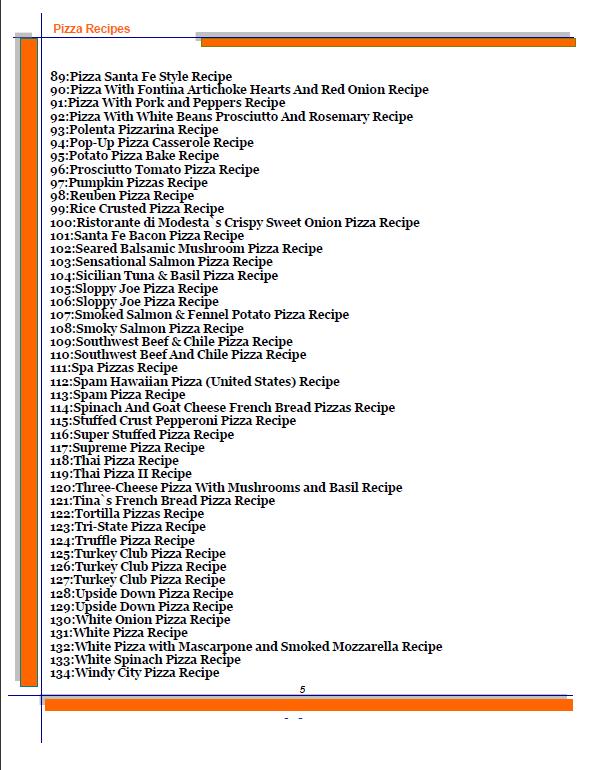 give you 229 pages packed with 212 PIZZA recipes