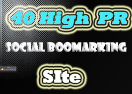 manually create 40 top PR3 PR8 social bookmarks 