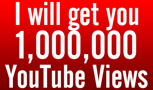 Provide you 1 Million Organic High Quality YouTube views from Facebook with in 5 days