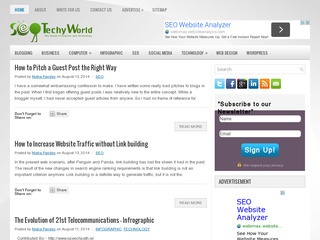 Guest Post, Ad or Sponsored Review at SEOtechyworld....