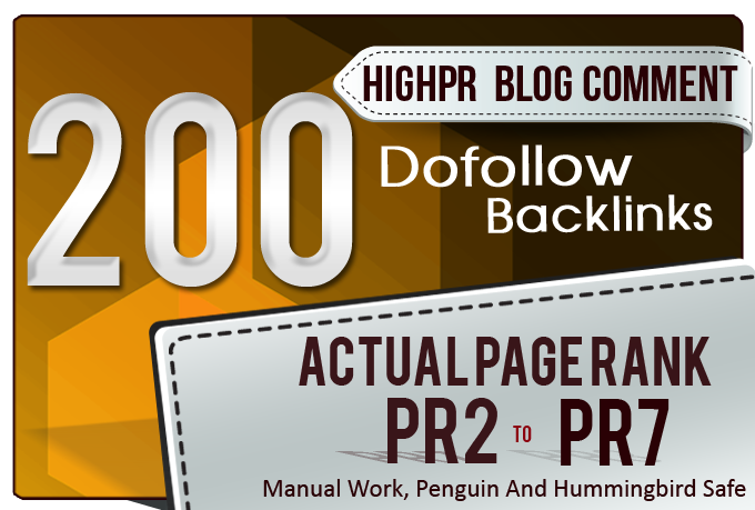 I will Manually Do 200 Blog Comments on HIGH DA PA