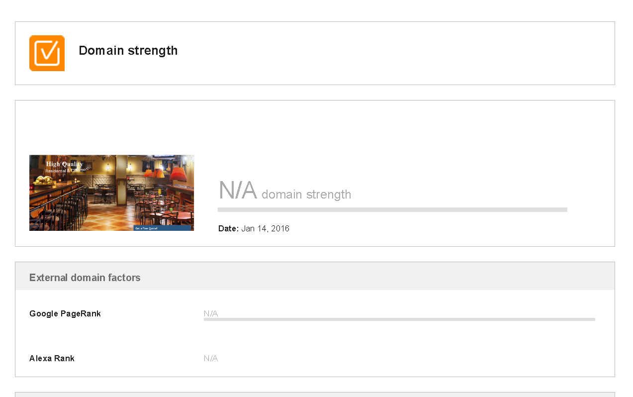 Website Auditor Report