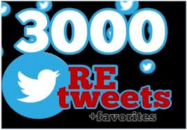deliver 4000 retweets and 4000 favorites to promote any tweet you like 