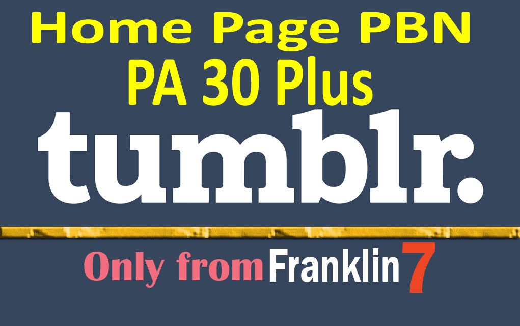 10 Permanent Aged Tumblr Pbn Backlinks With Guaranteed PA 30 to 50