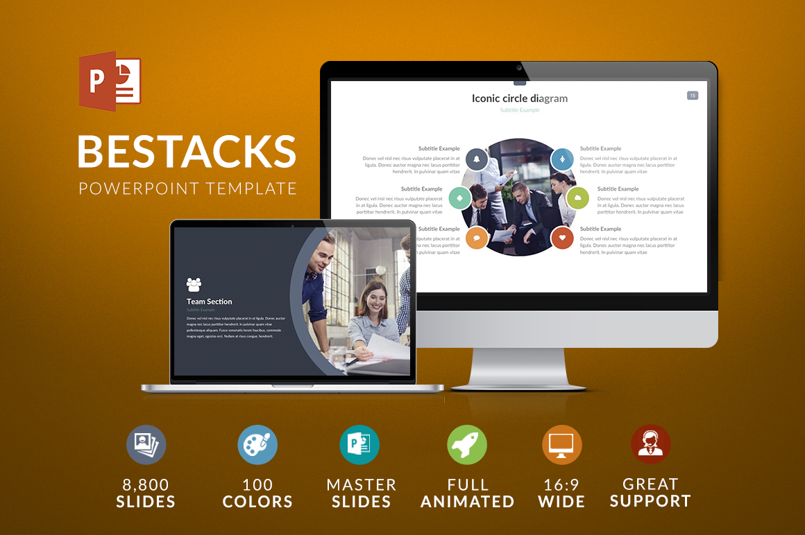 Will deliver more than 100 Powerpoimt & Keynote Templates