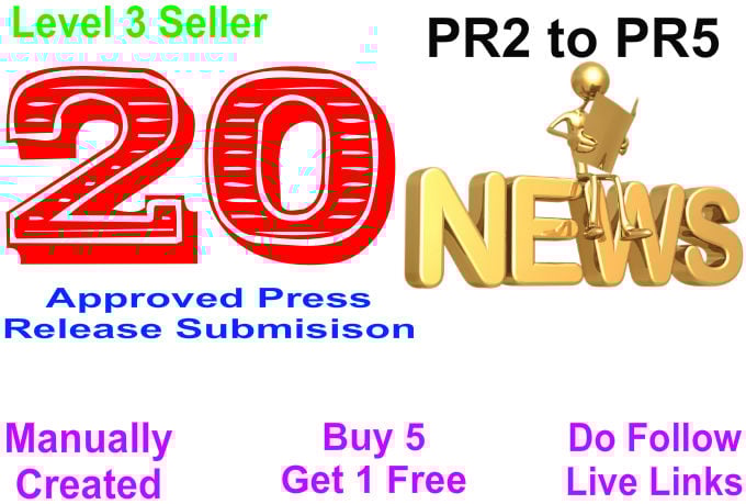 Submit Your Press release in 20 High PR press release sites