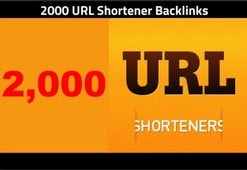 provide 2000 URL shortener backlinks in 48 hours