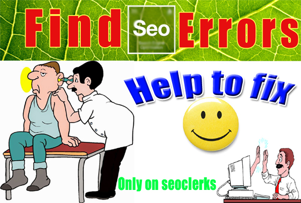 I can friendly show 5 SEO errors on your website and fix if you want