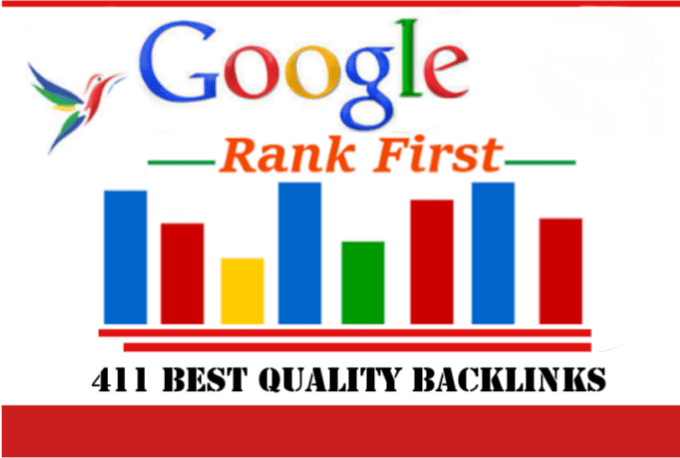 I will Increase Your Ranks to the First Page Google with 411 Backlinks