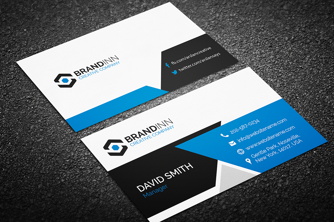 design OUTSTANDING 2side business card 
