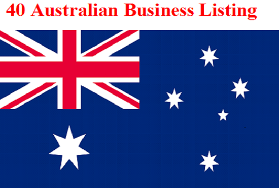 Create 40 Business Listings in Australia 