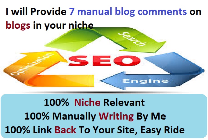 Leave 5 Niche Blog Comment Manually To Get More Backl...