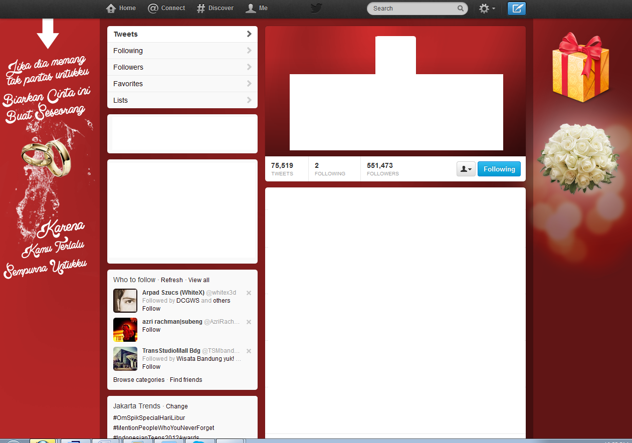 Design Twitter Background 