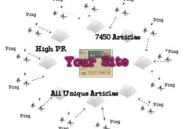spin and submit your article to 7450 Article Directories, Get 500+ Google Backlinks + Full Report + Ping