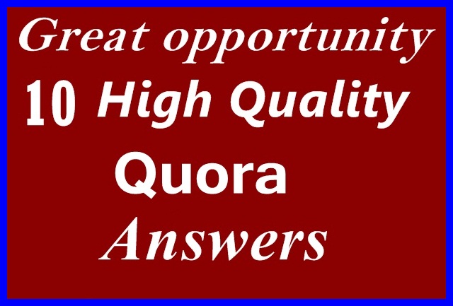 Promote your website in 25 Guaranteed Clickable Link Quality Quora ansewrs