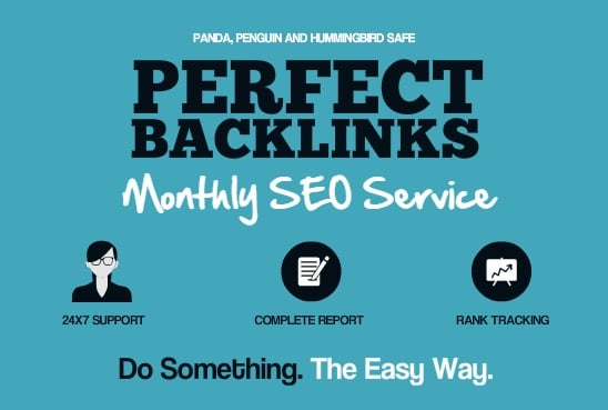Create Perfect Backlinks, Monthly SEO Service