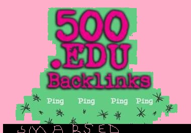 get 500 EDU links for your website, edu links for any type of url through blog comments