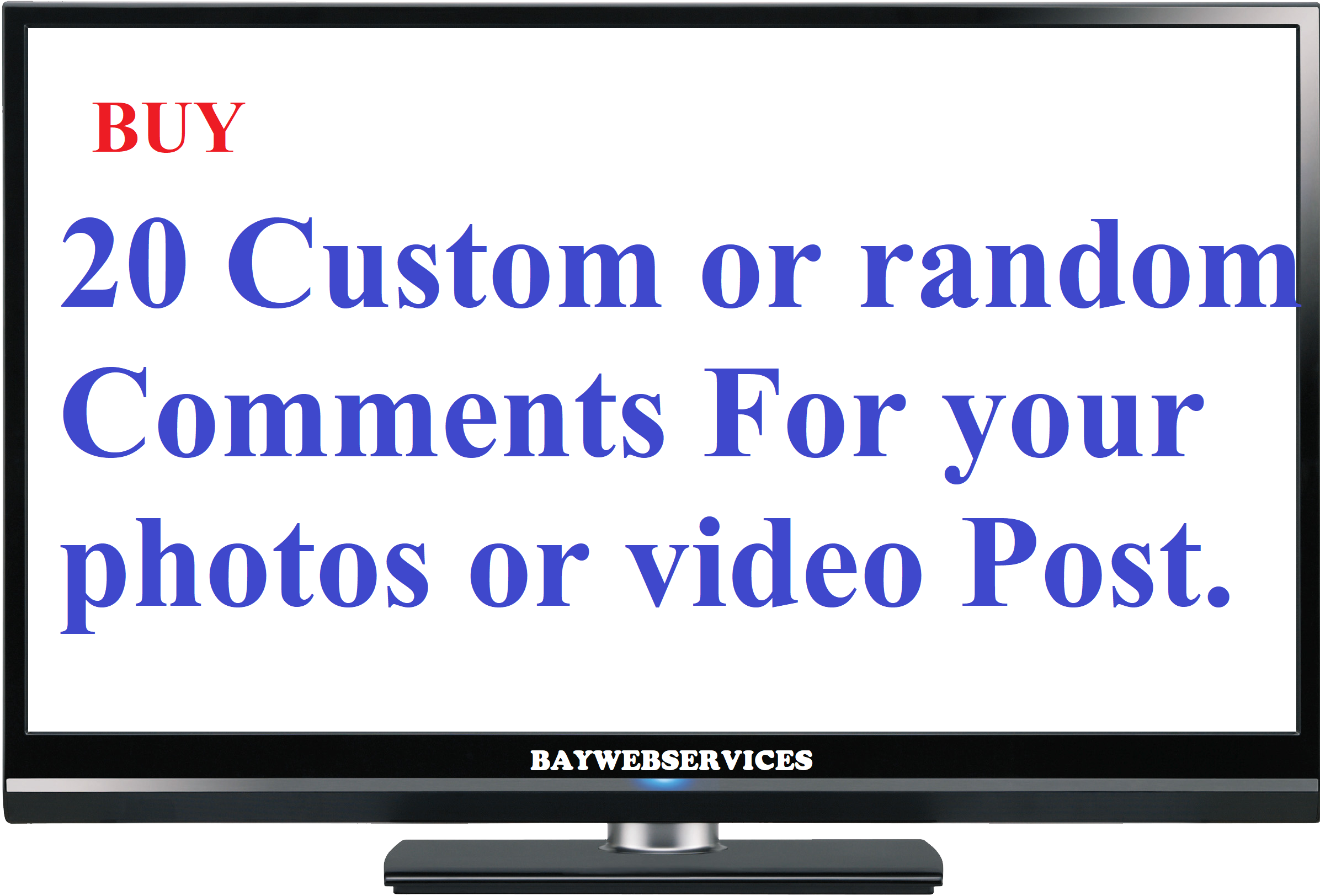 20 Custom or random Comments for Ph0tos P0sts