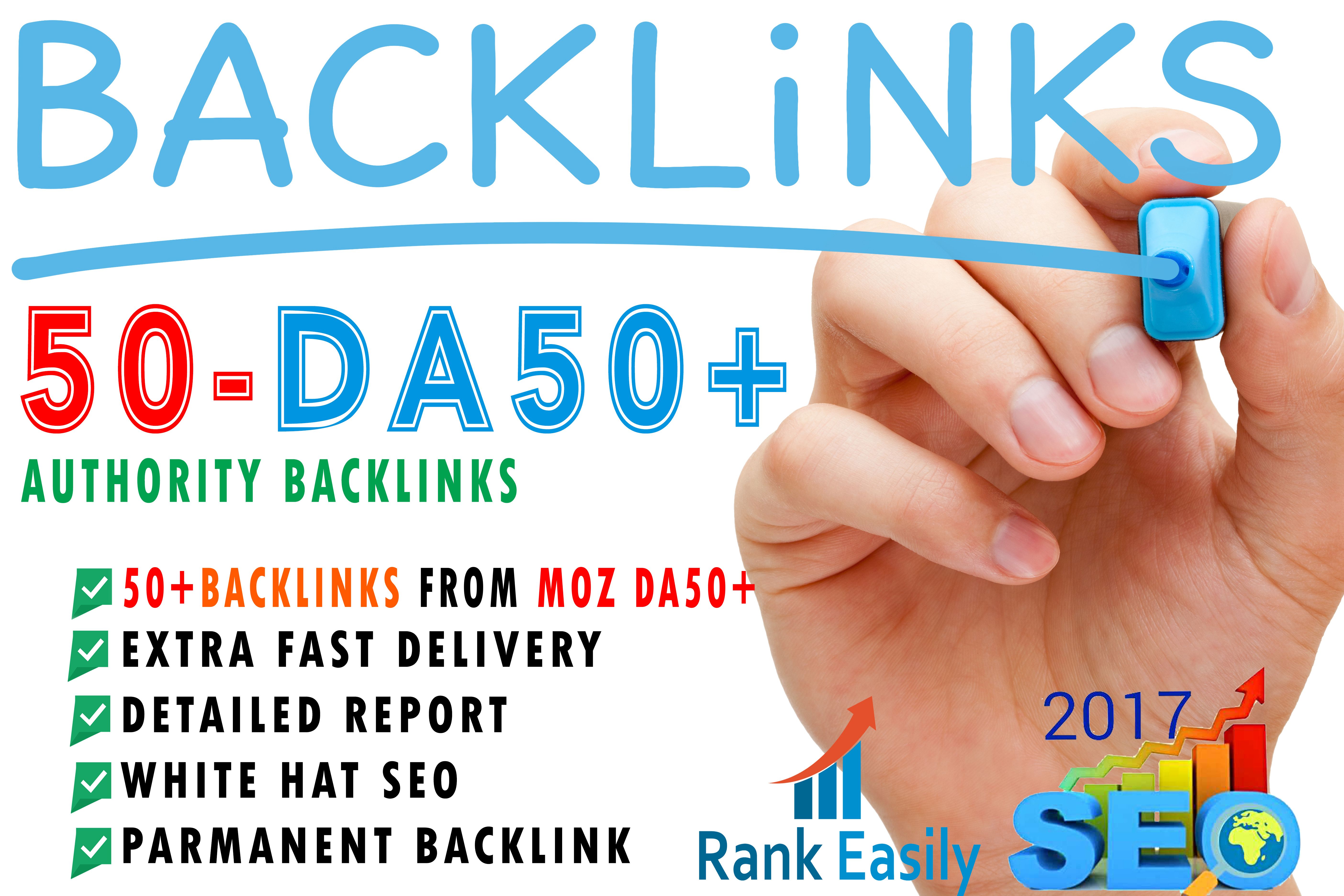 50 High da backlinks, exclusive SEO