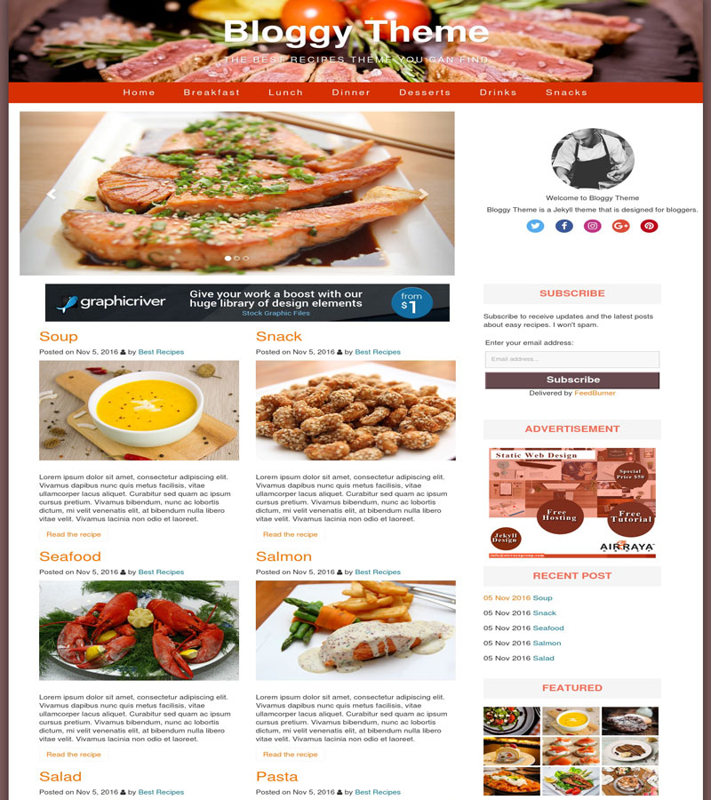 Building jekyll website/blog