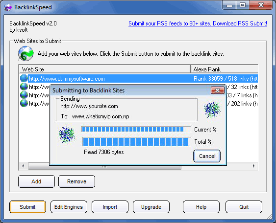 Provide you 3000+ Backlink software
