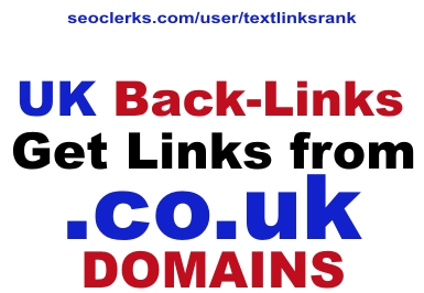 create 100 UK backlinks, nofollow Links from .co.uk domains