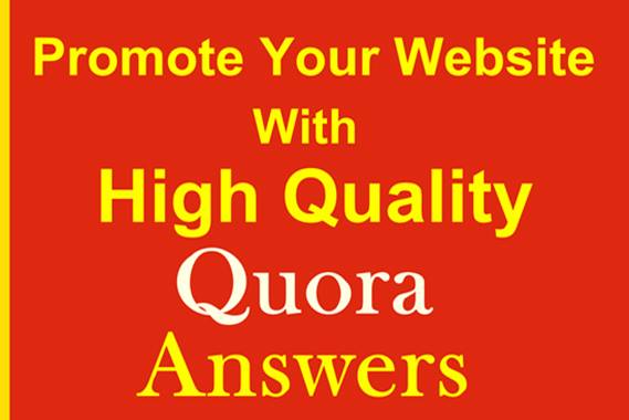 Promote your website with Contextual Link on Quora