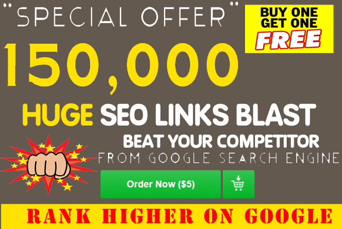 BUY 1 GET 1 FREE !! I will do kaboom 150,000 GSA Links Blast 