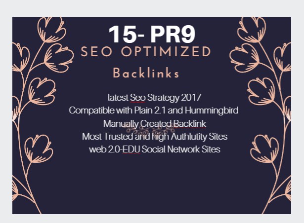 Manually Create 50 Pr4 to Pr9 DOFOLLOW Seo Backlinks for 
