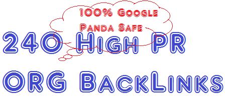 create high pr 240 org contextual backlinks, 500 words article Google panda safe