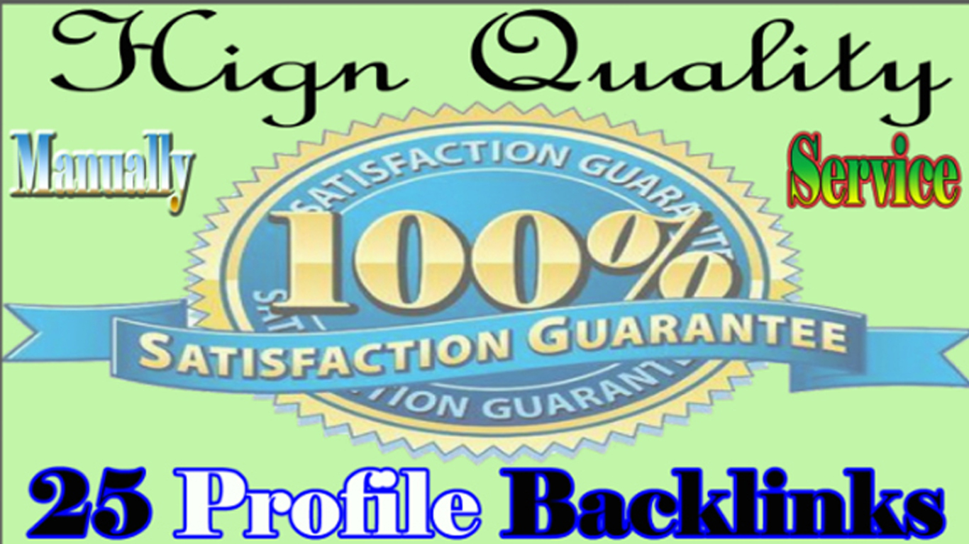 Create Manually 25 PR9 To PR6 Profile Backlinks