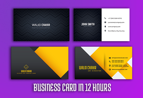 Business Card,Carte de visite In 12 Hours 