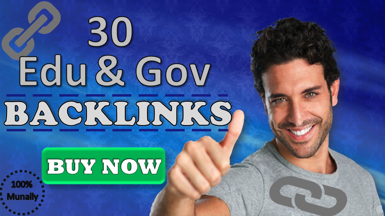 Create 30 Gov & Edu Backlinks Manually 