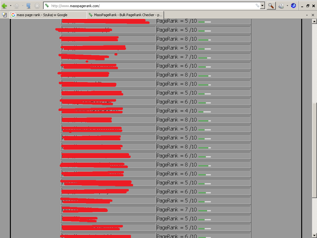 30 Super Strong links PR4 - PR9 + 40 others