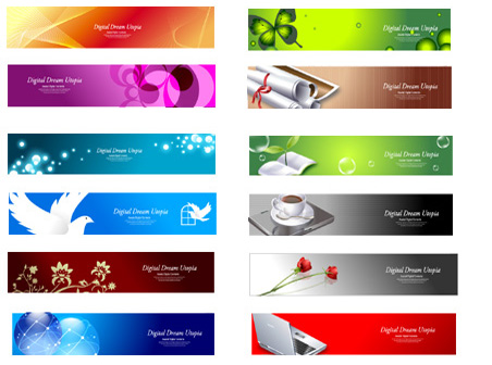 design for you 6 banner ads or headers