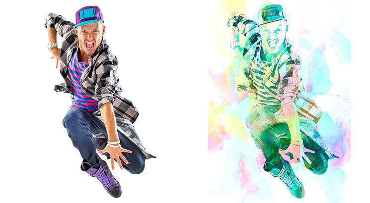 Transform your photos into watercolor effect.