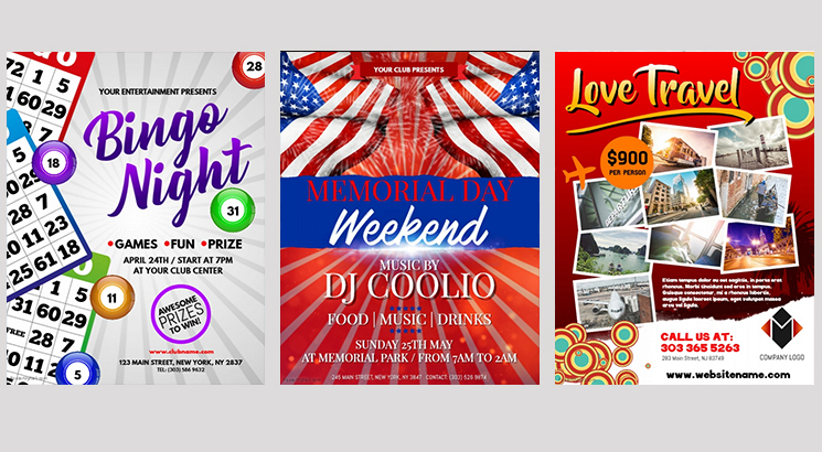 Design a single sided flyer