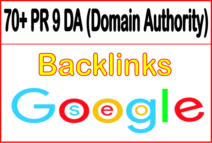 Create 100 backlinks Domain authority DA70 