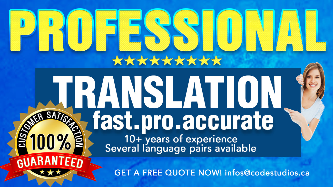 Top English to French Translation - Affordable, Fast & Professional