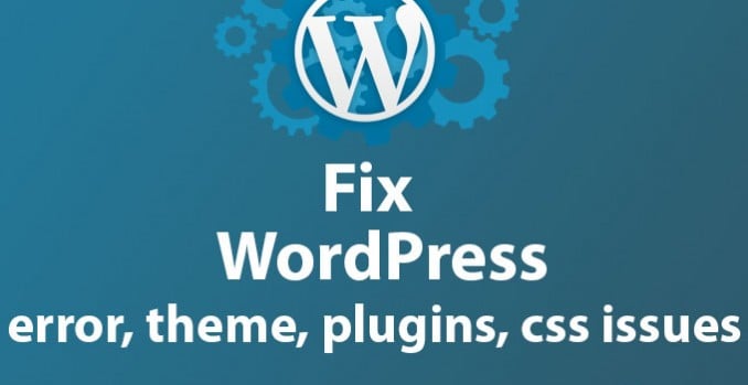 Fix Wordpress Issues, Bugs, Errors or Problems