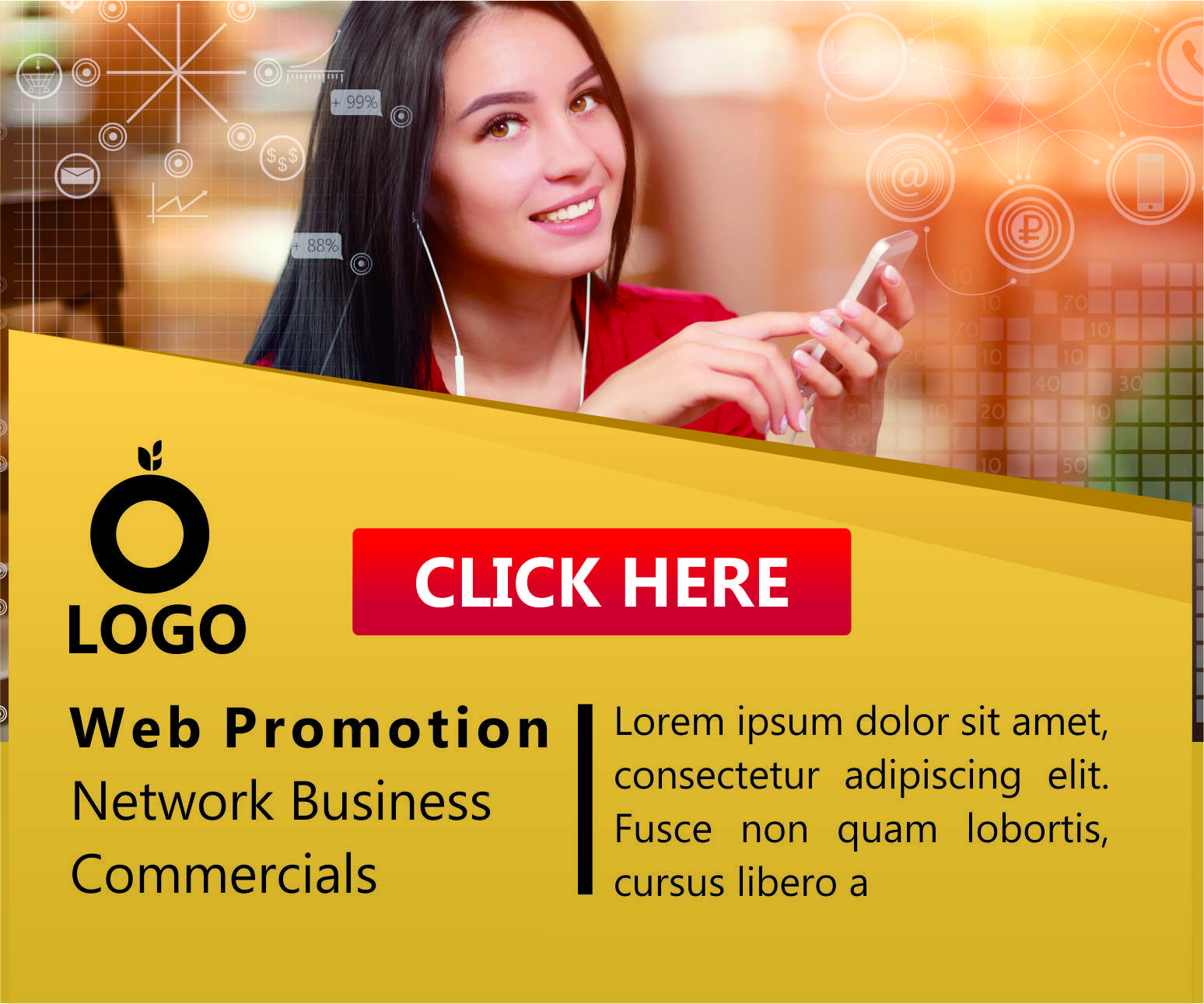 Profesional Design  web banner, header, ad, cover  